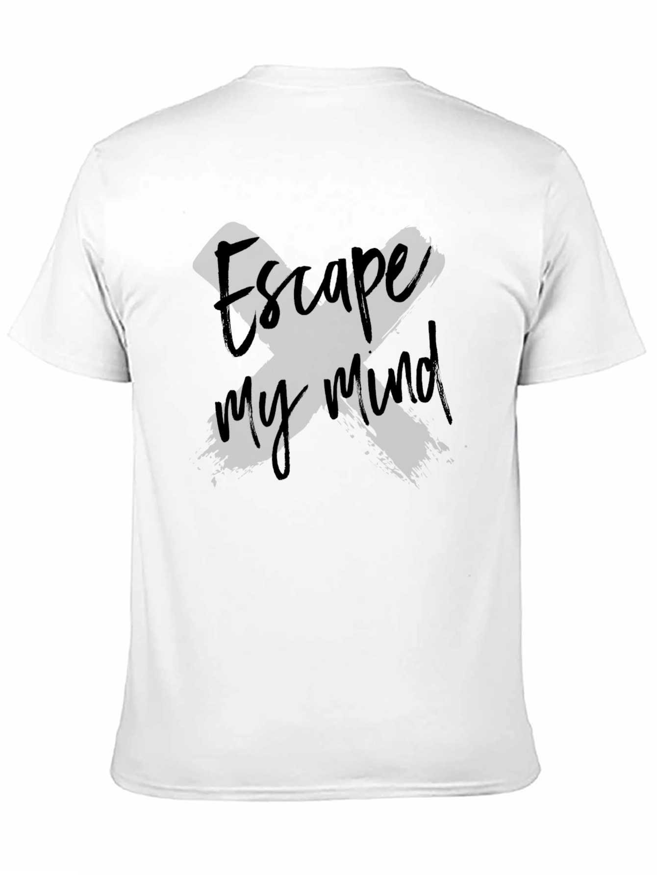 Escape My Mind Graphic Tee - Soft Black T-Shirt