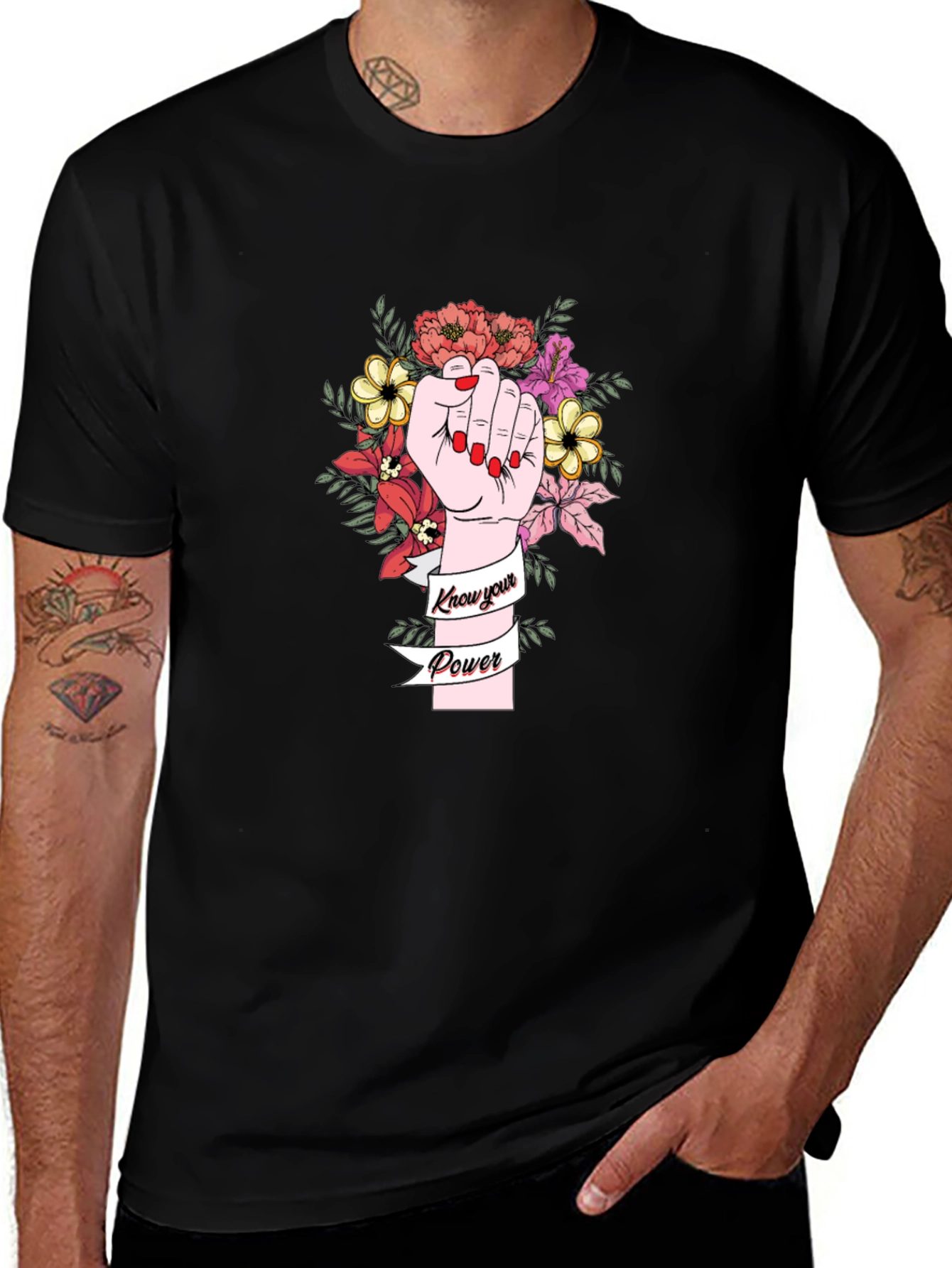 Empowered Fist Graphic Tee - Know Your Power