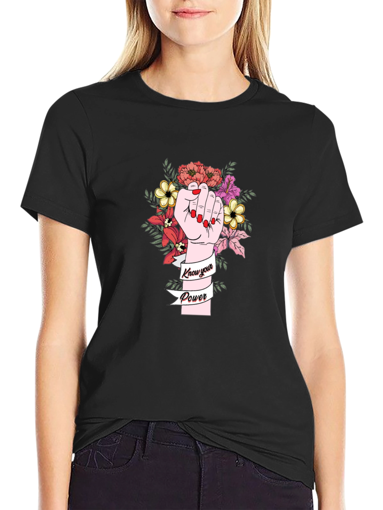 Empowered Fist Graphic Tee - Know Your Power
