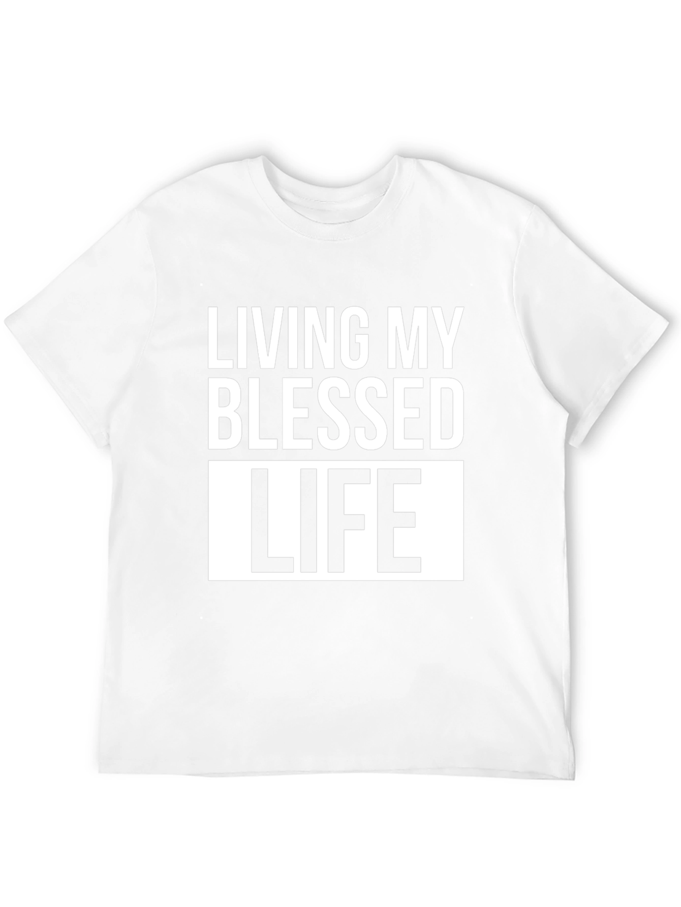 Living My Blessed Life T-Shirt - Black