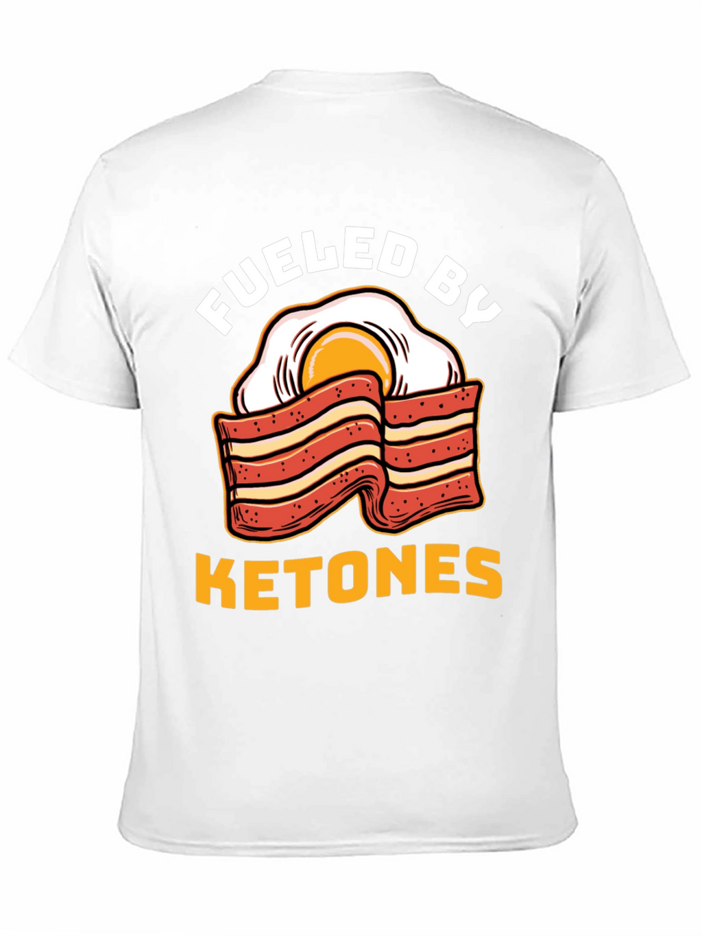 Funny Ketones Bacon & Egg Graphic T-Shirt