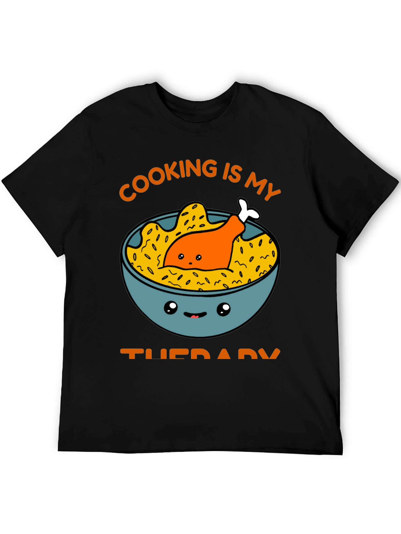 Cooking is My Therapy Graphic Tee