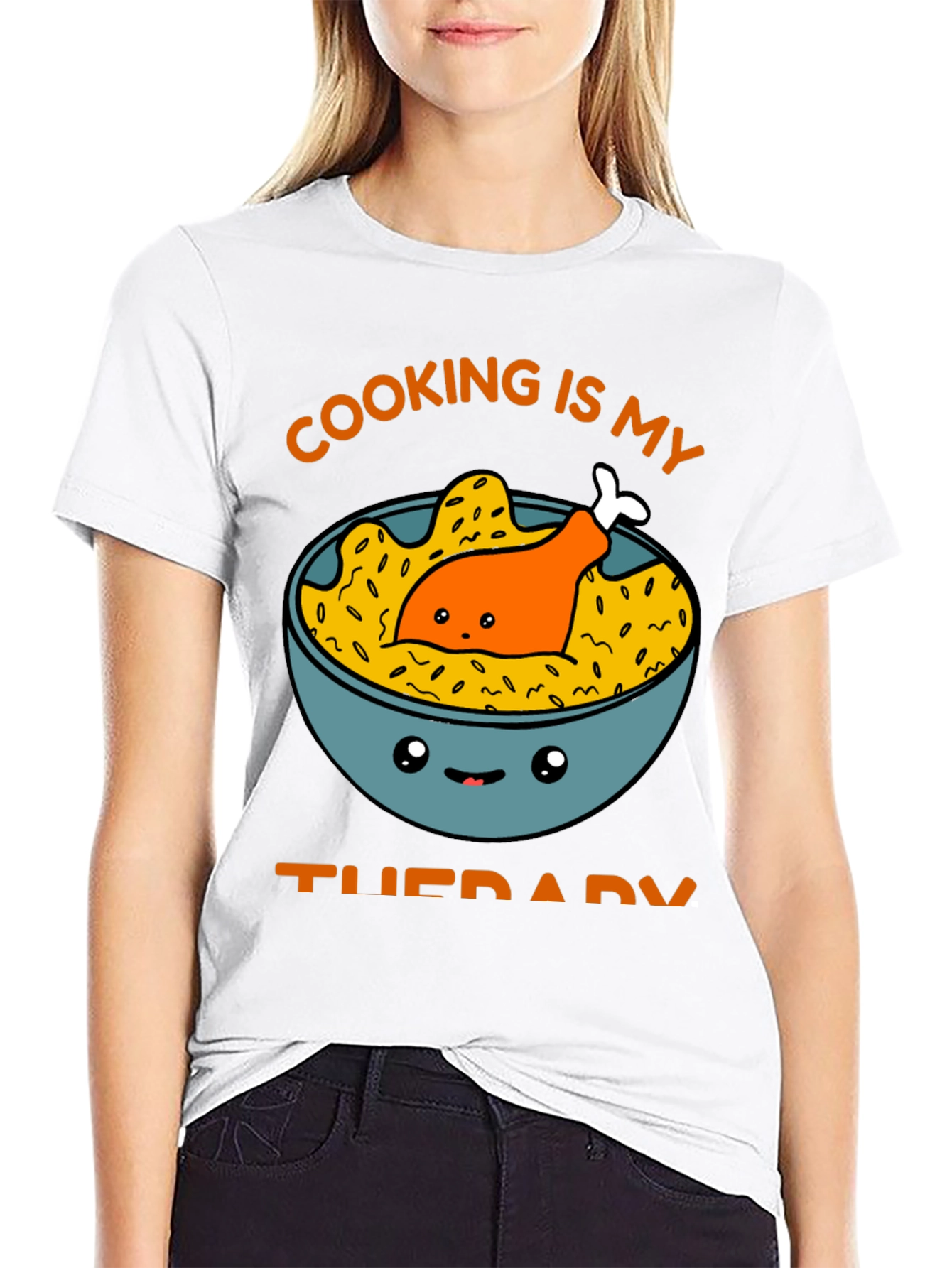 Cooking is My Therapy Graphic Tee