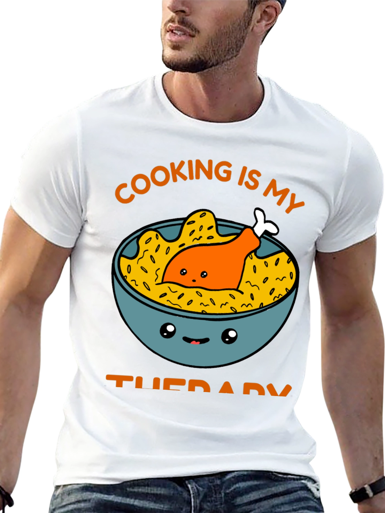 Cooking is My Therapy Graphic Tee
