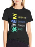 STEM T-Shirt: Mathematics Engineering Tech Science Graphic Tee