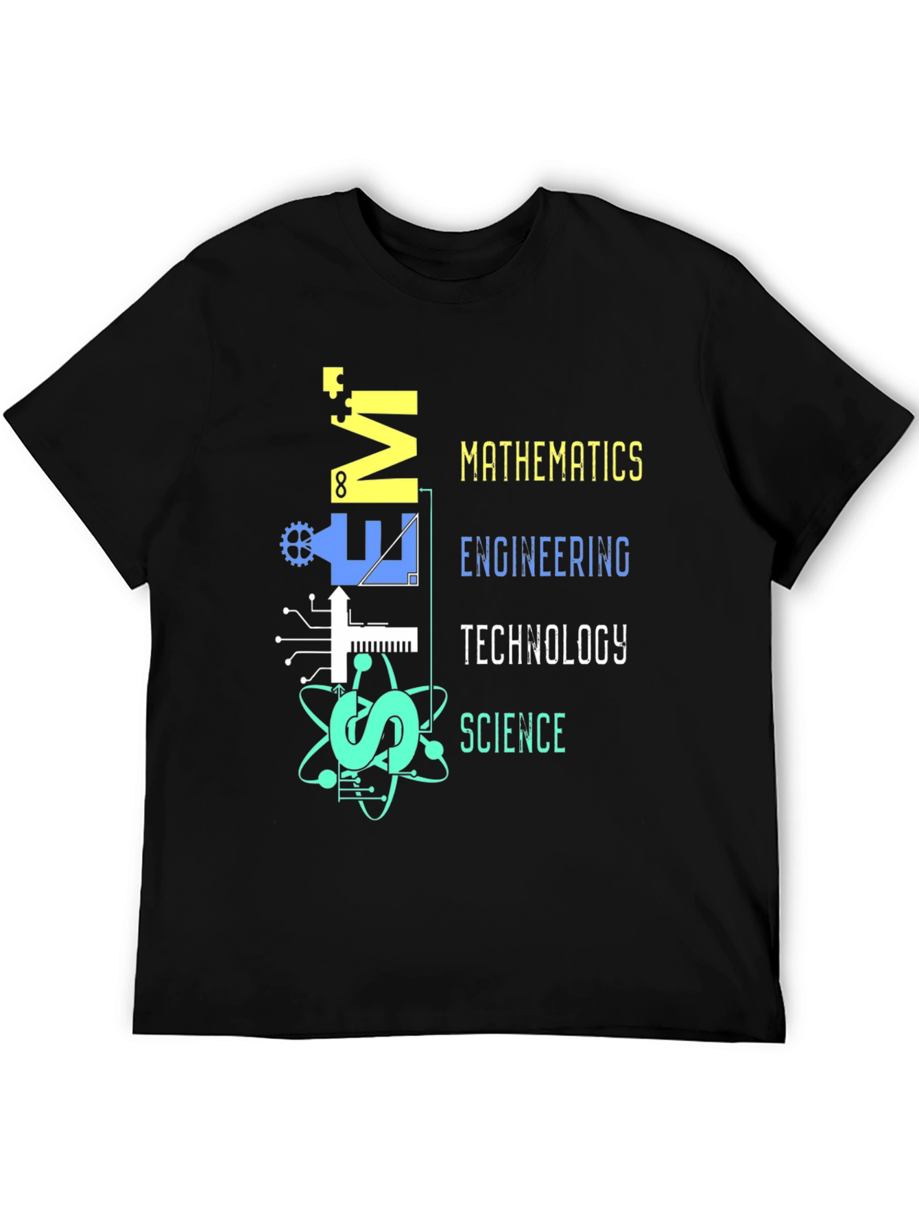 STEM T-Shirt: Mathematics Engineering Tech Science Graphic Tee