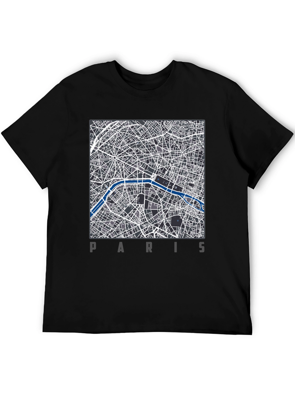 Paris Map T-Shirt - Stylish City Design