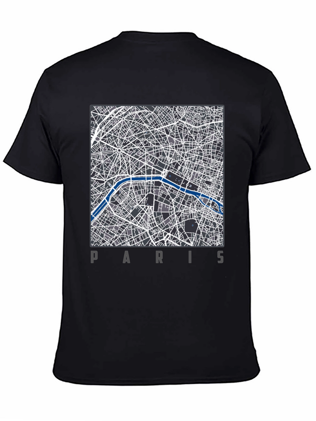 Paris Map T-Shirt - Stylish City Design
