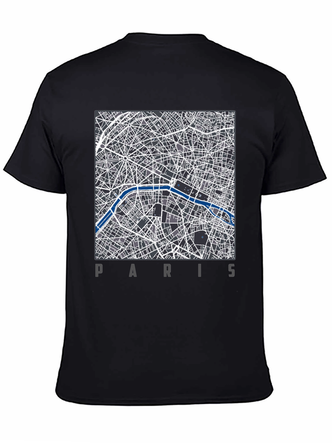 Paris Map T-Shirt - Stylish City Design