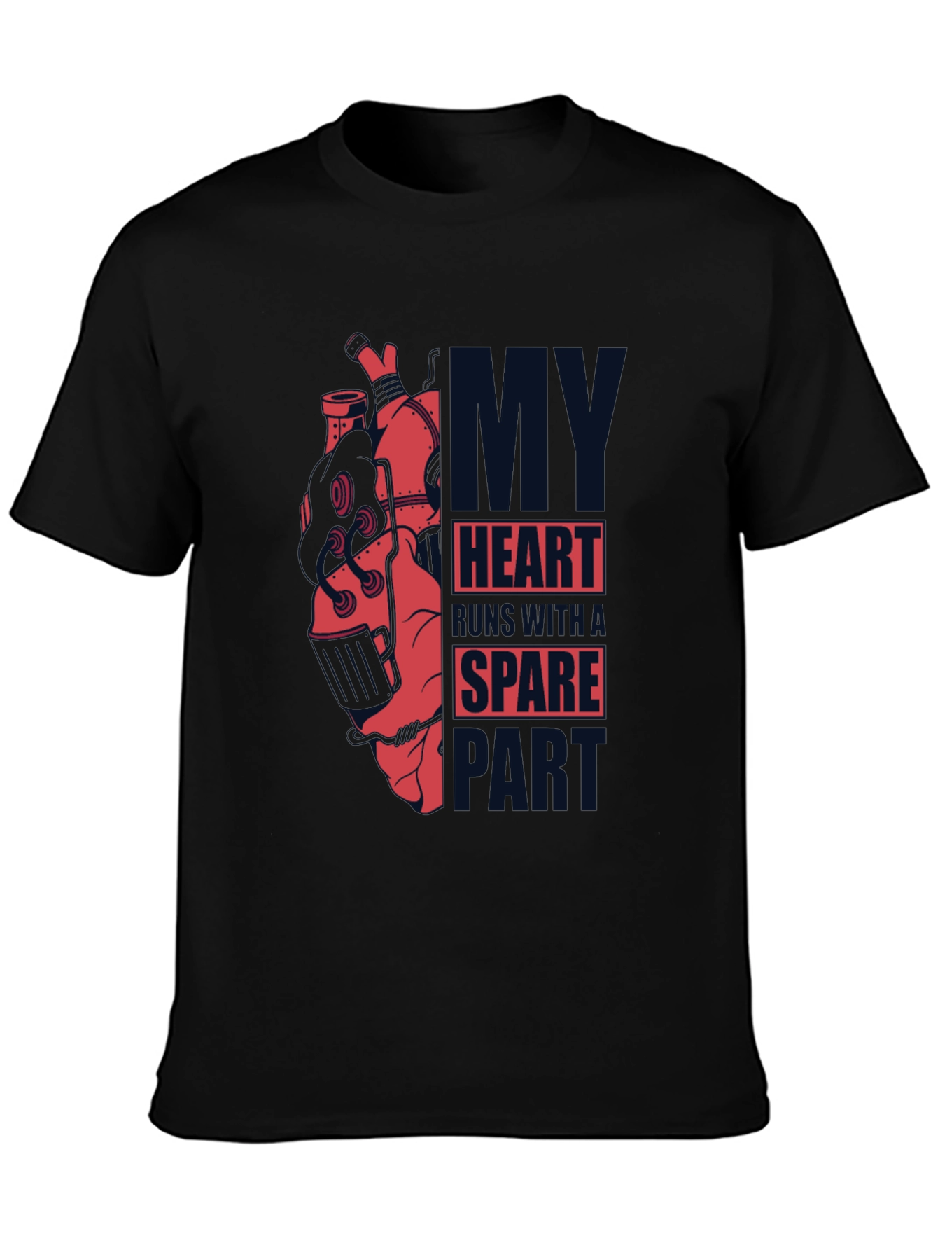 Steampunk Heart T-Shirt - Dark Graphic Tee