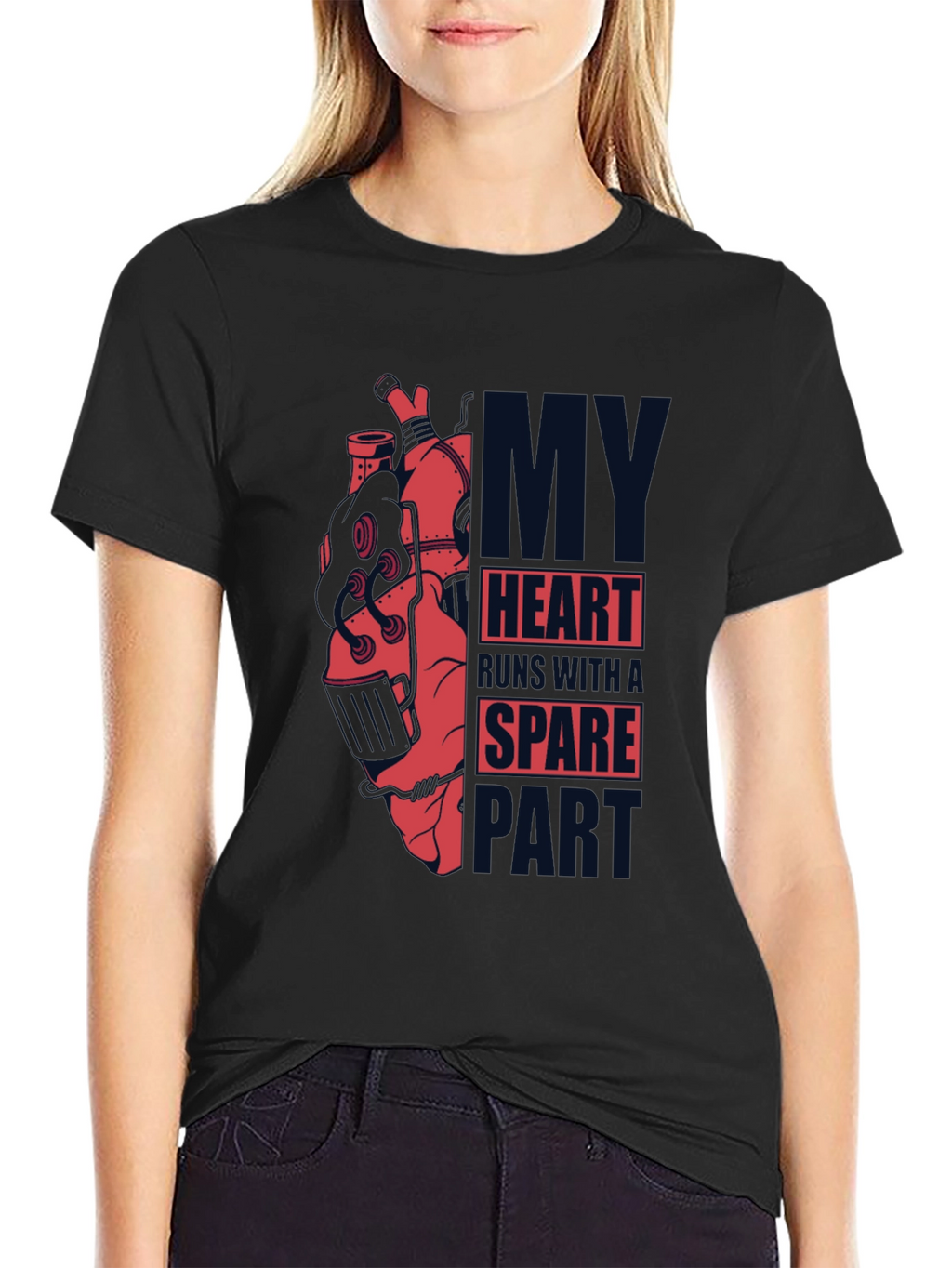 Steampunk Heart T-Shirt - Dark Graphic Tee