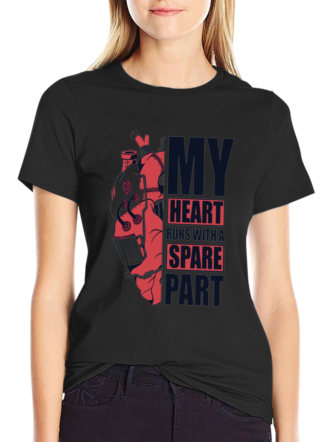 Steampunk Heart T-Shirt - Dark Graphic Tee