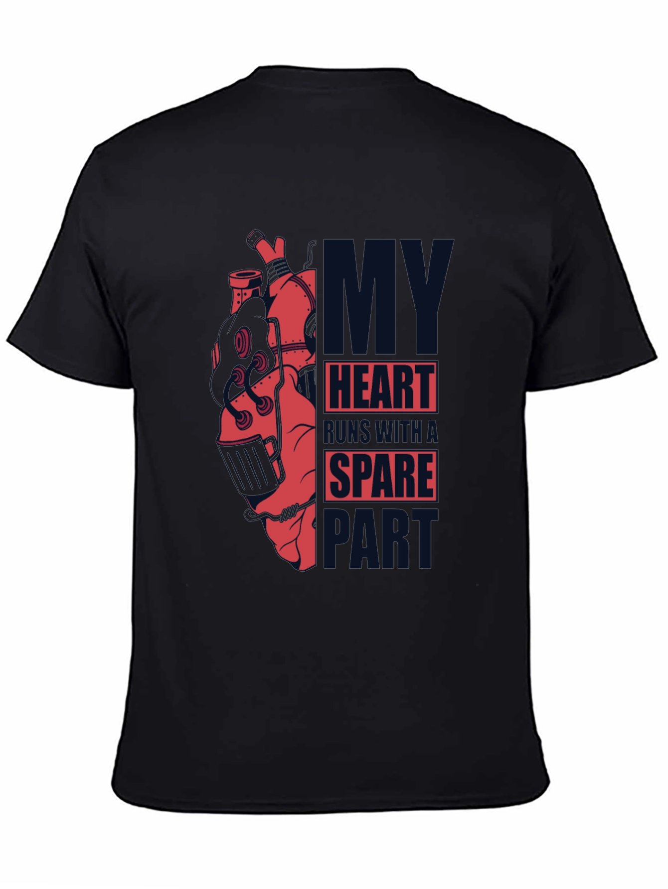 Steampunk Heart T-Shirt - Dark Graphic Tee