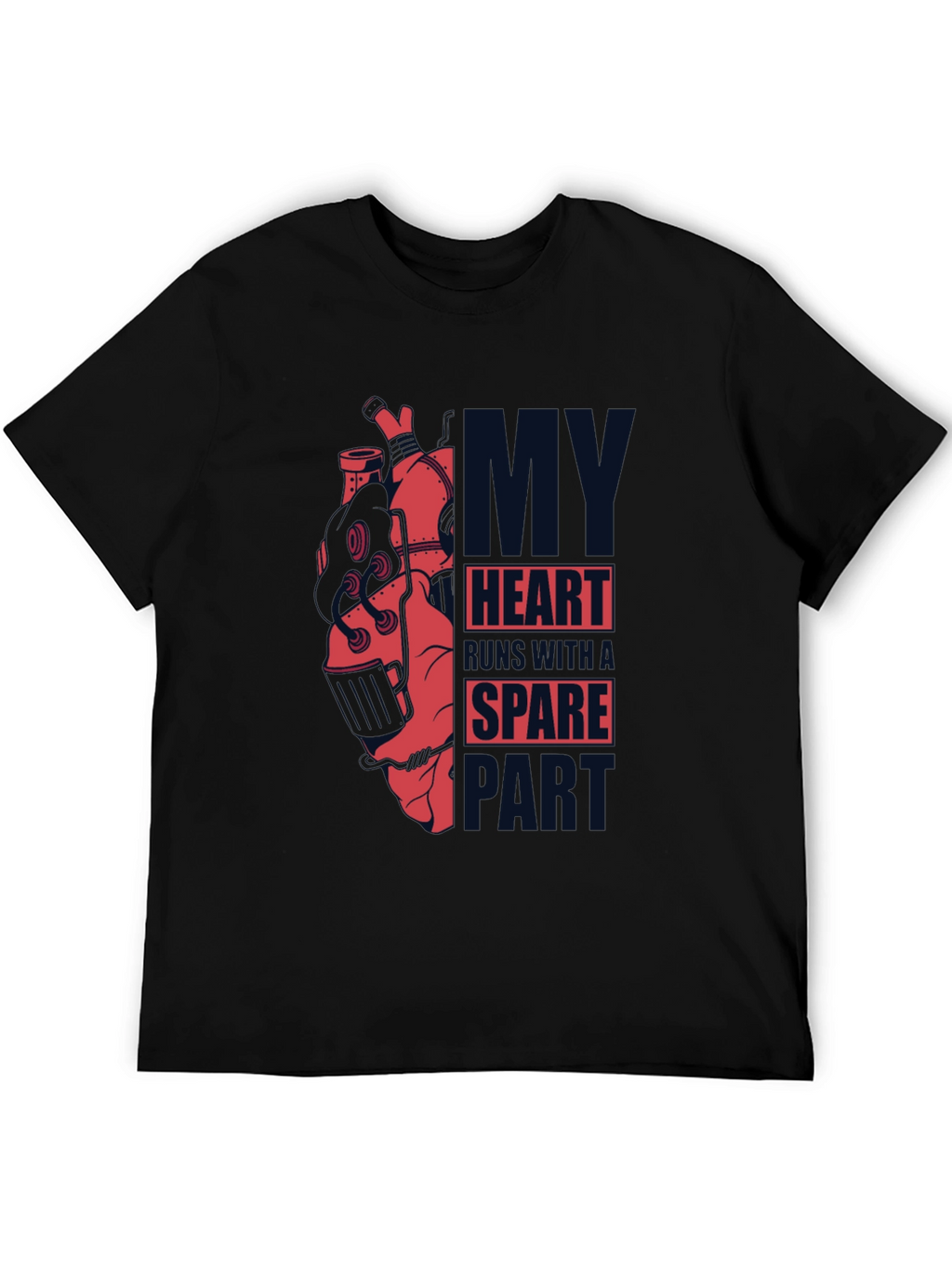 Steampunk Heart T-Shirt - Dark Graphic Tee