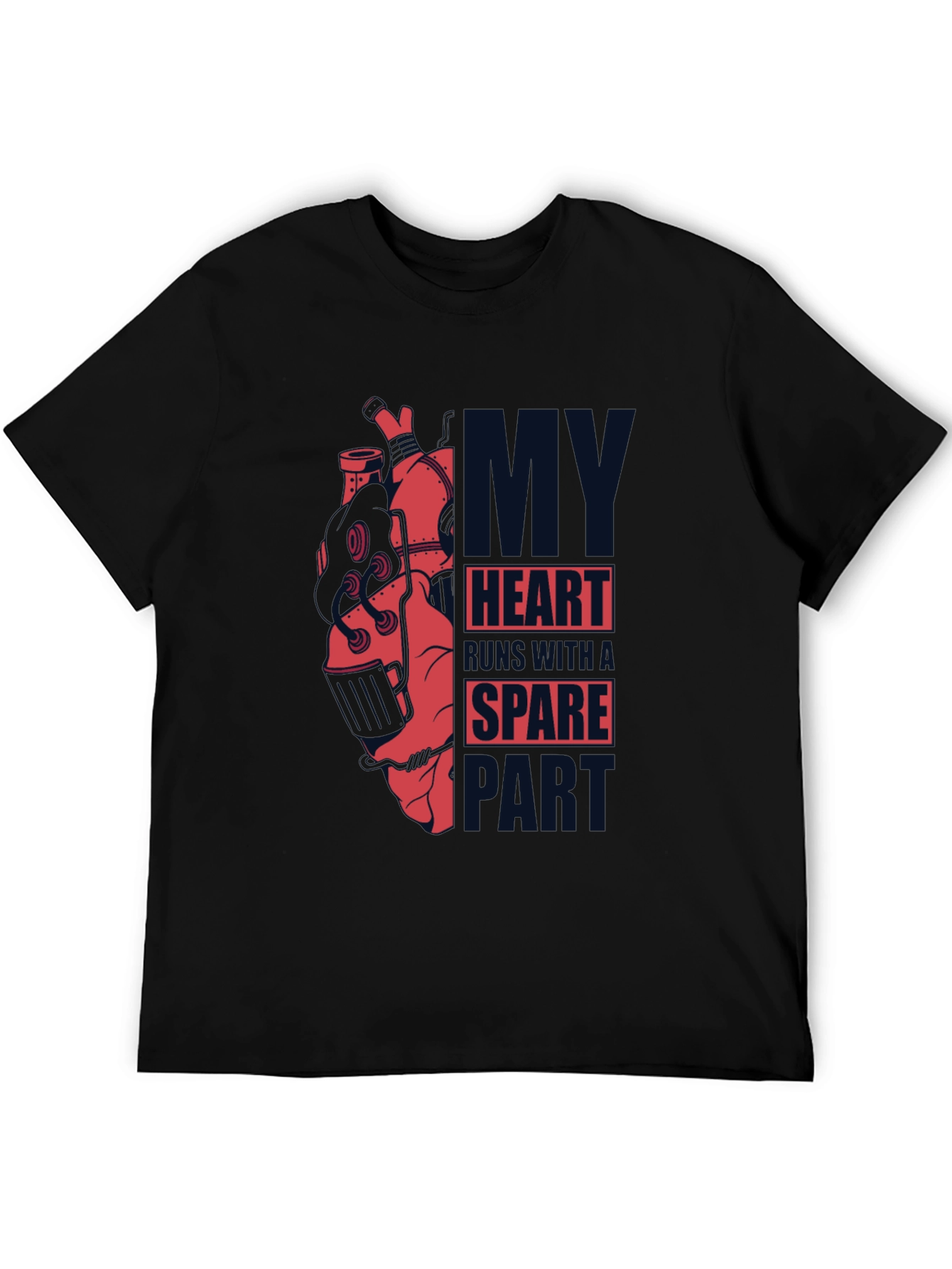 Steampunk Heart T-Shirt - Dark Graphic Tee