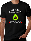 Just A Girl Who Loves Avocado T-Shirt