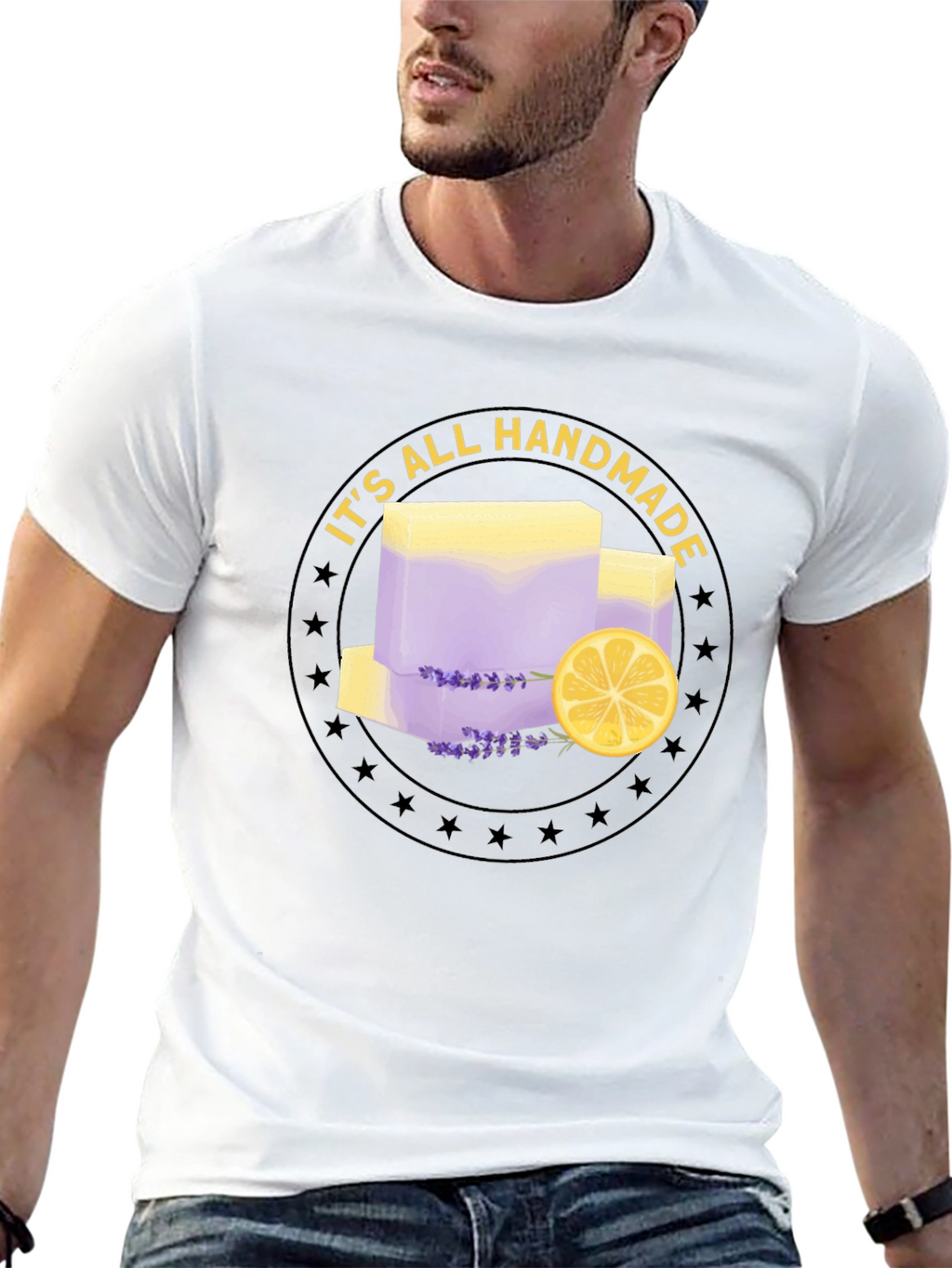 Handmade Soap Graphic Tee - Fresh & Clean