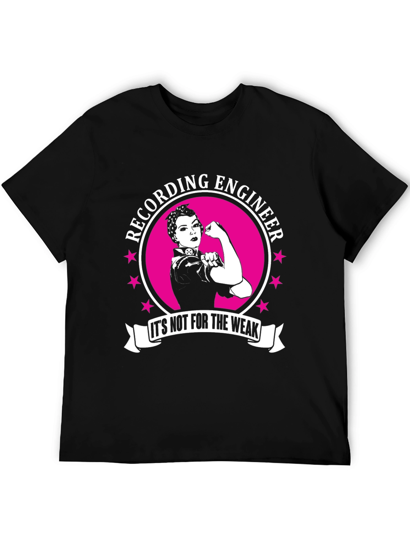 Recording Engineer Rosie the Riveter T-Shirt