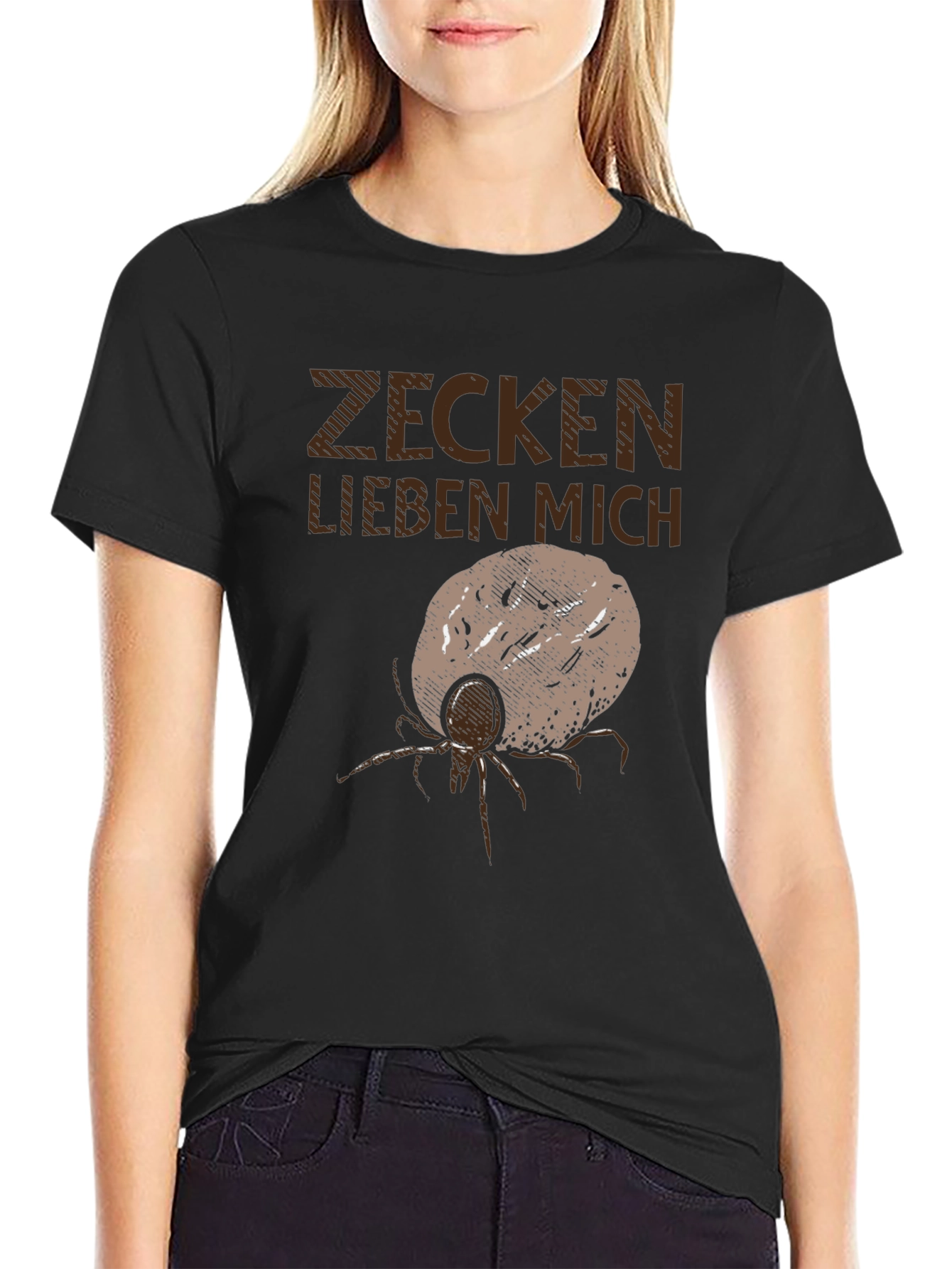 Zecken Lieben Mich T-Shirt - Funny Graphic Tee