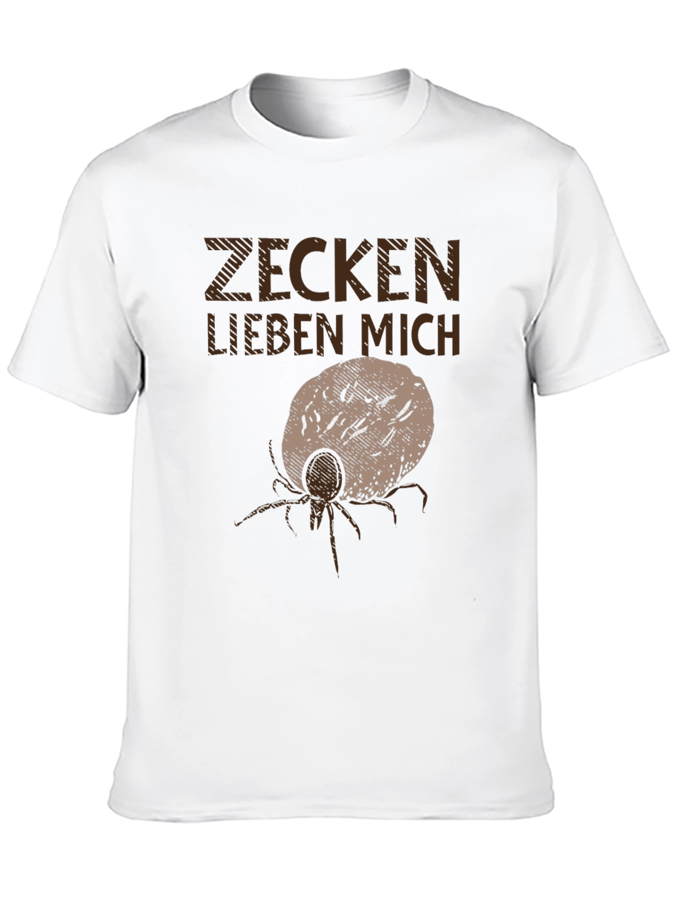 Zecken Lieben Mich T-Shirt - Funny Graphic Tee
