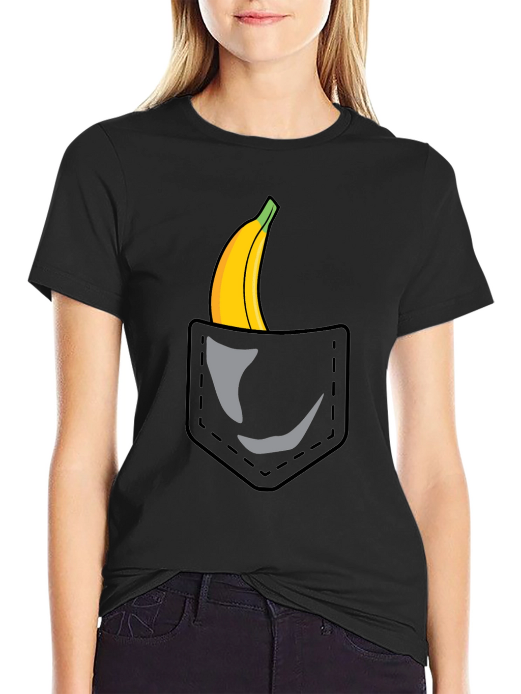 Banana Pocket Graphic T-Shirt
