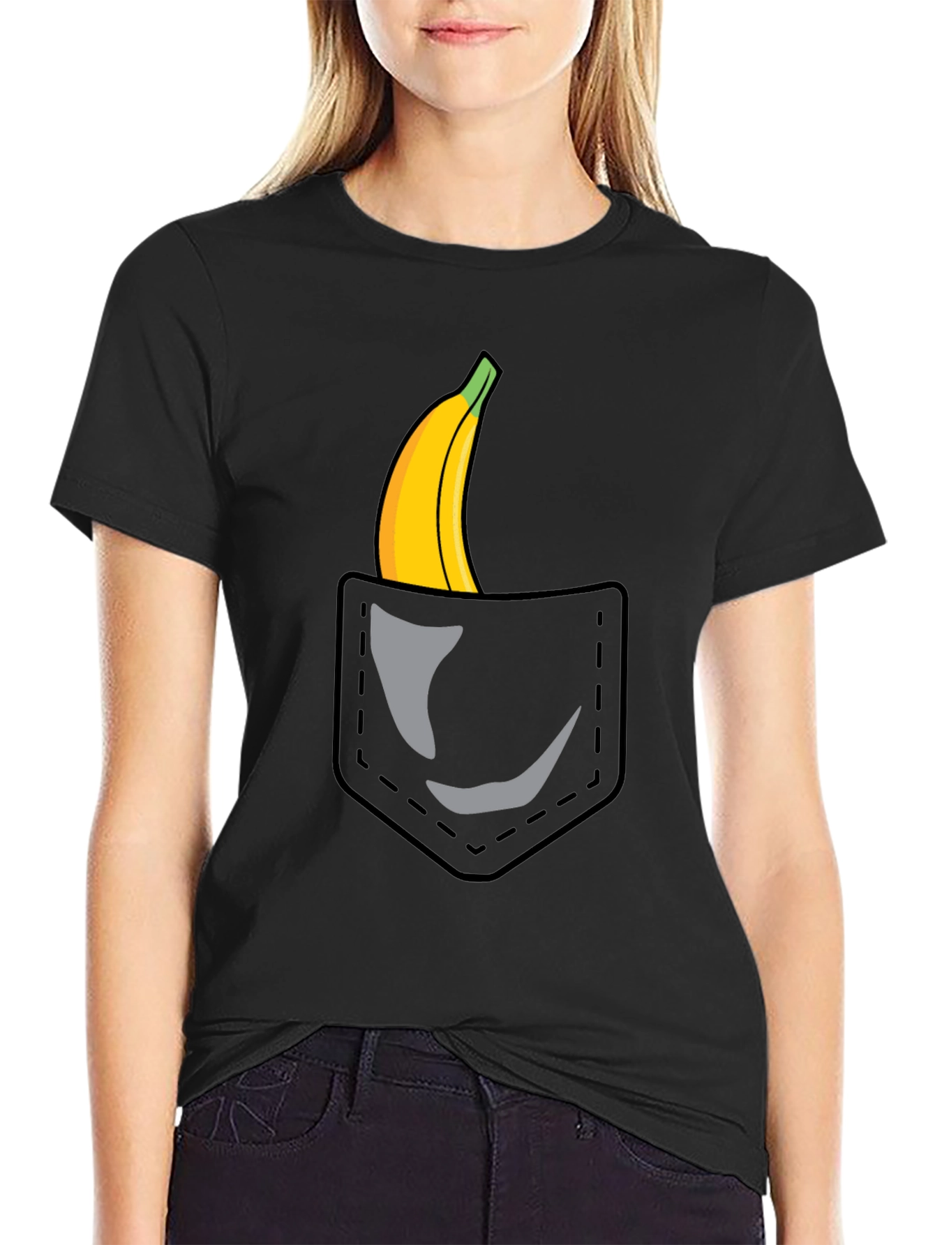 Banana Pocket Graphic T-Shirt