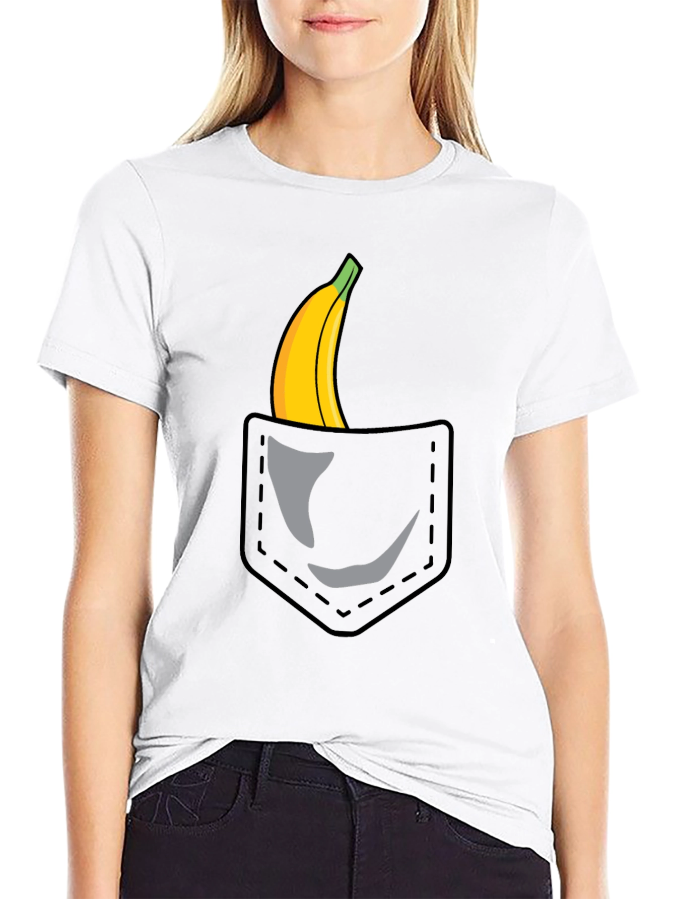 Banana Pocket Graphic T-Shirt