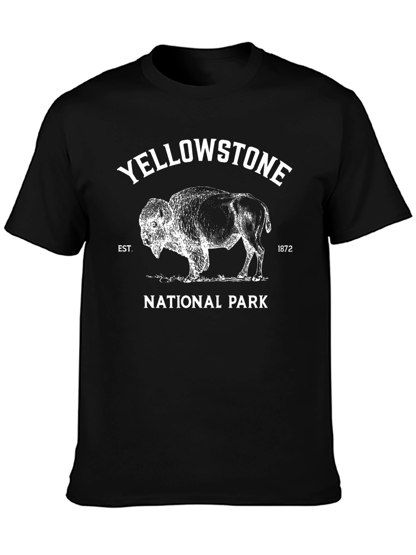 Yellowstone National Park Buffalo Graphic Tee
