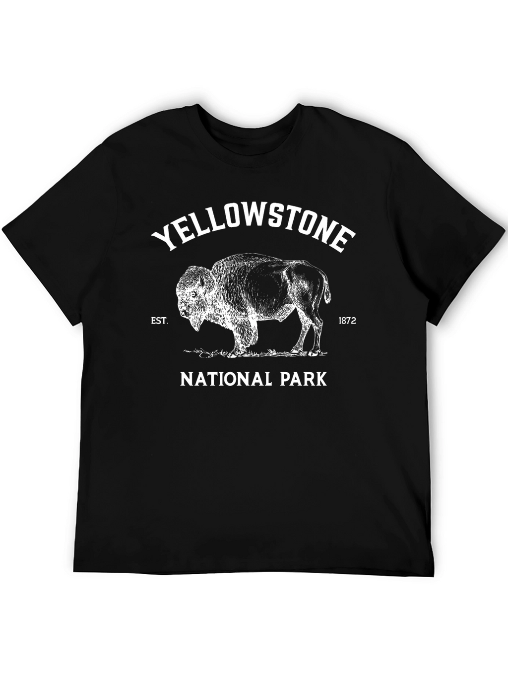 Yellowstone National Park Buffalo Graphic Tee