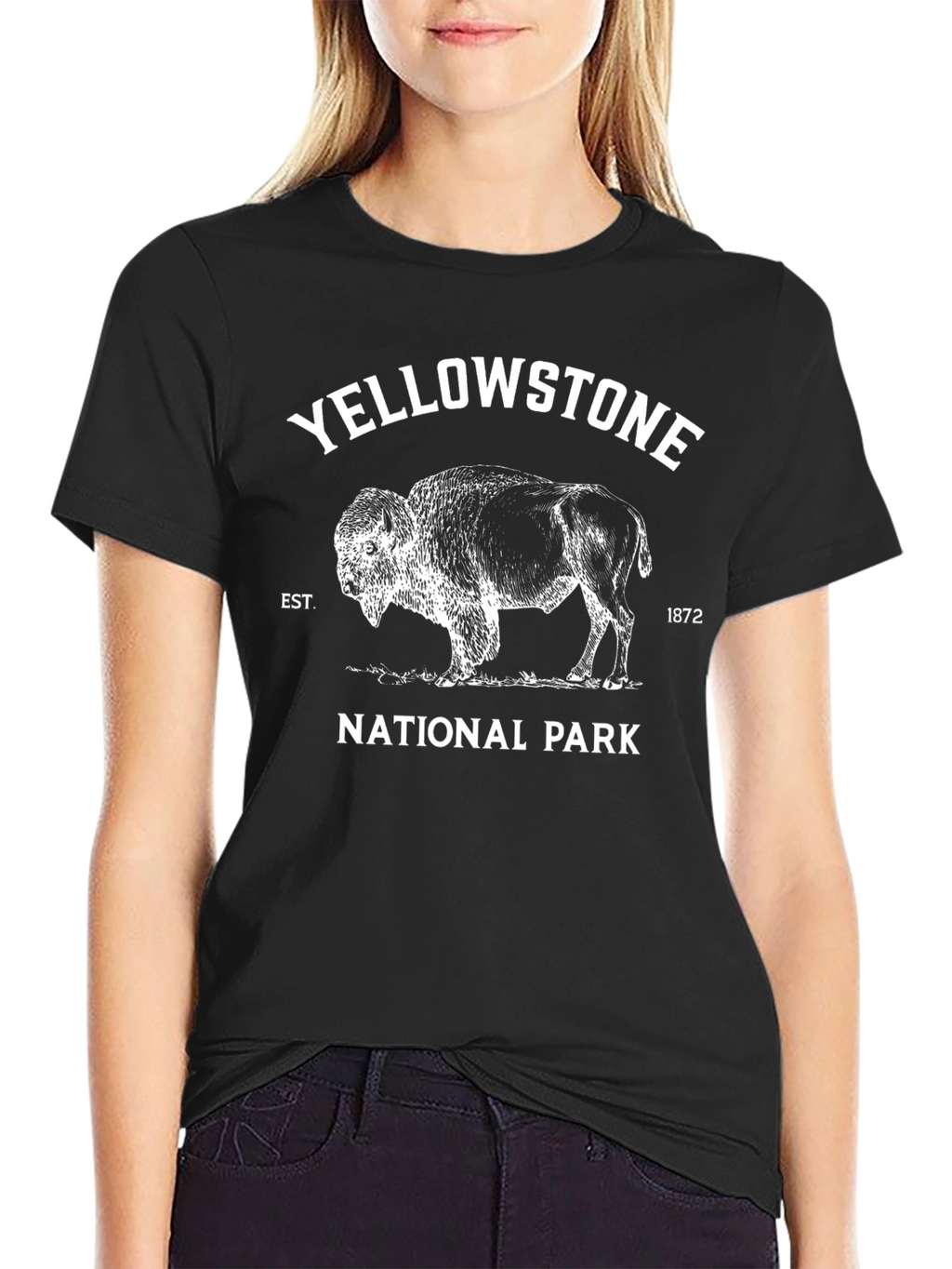 Yellowstone National Park Buffalo Graphic Tee