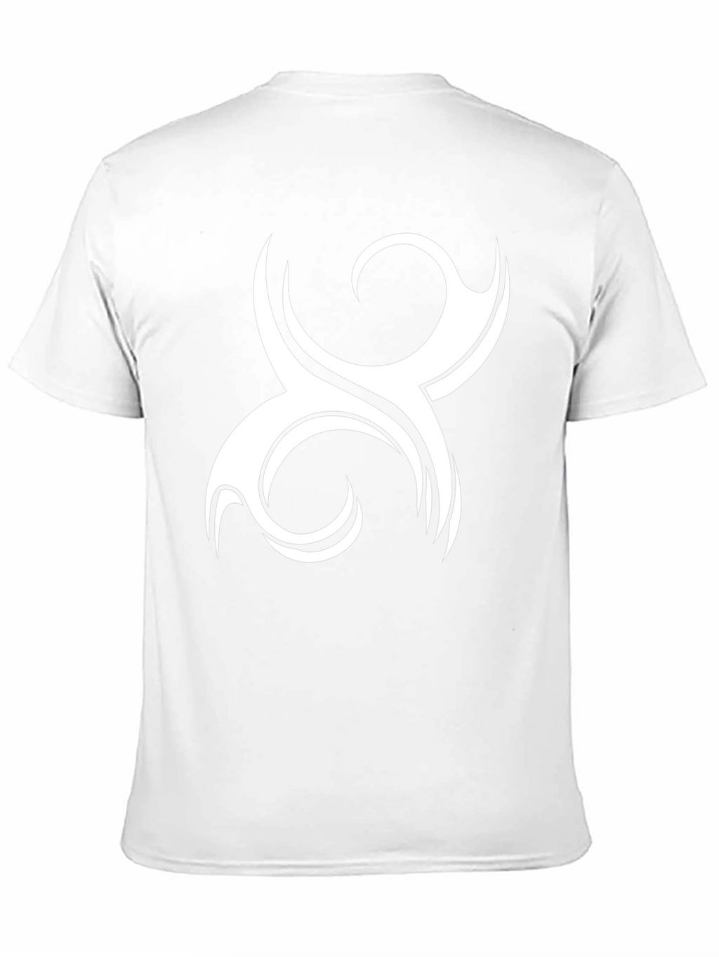 Tribal Swirl Graphic Tee - Black Cotton Comfort