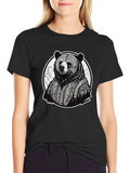 Bear Kimono Graphic Tee - Unique Streetwear