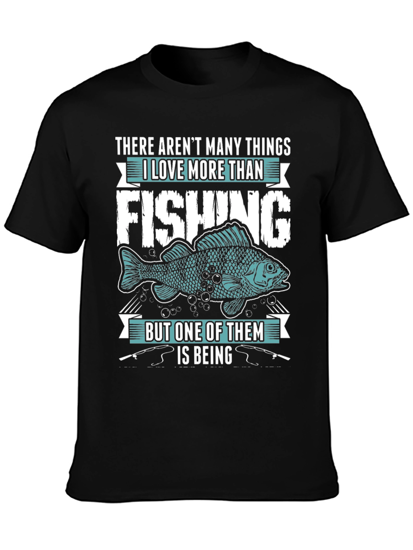 Fishing Lover T-Shirt - More Than Fishing Graphic Tee