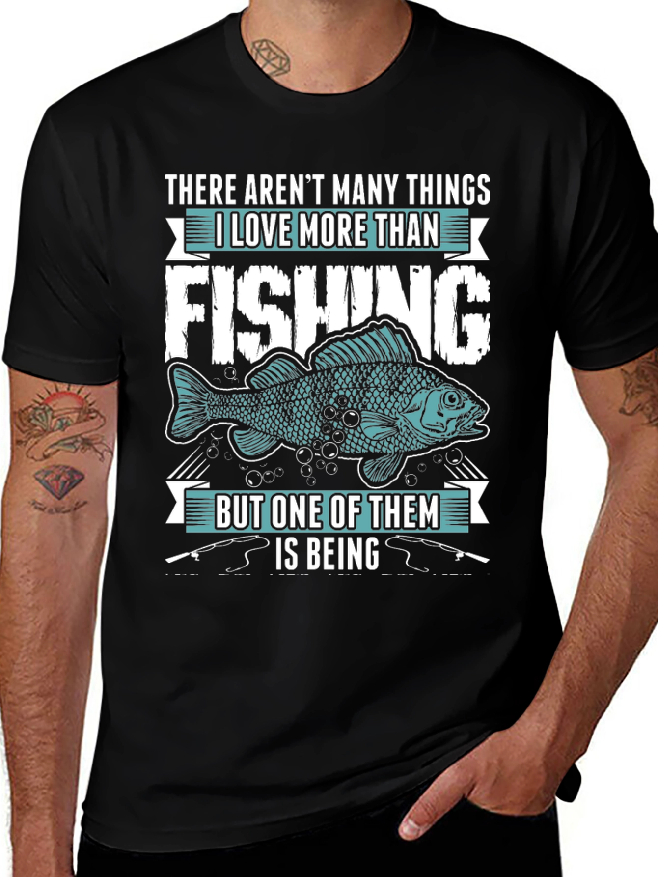 Fishing Lover T-Shirt - More Than Fishing Graphic Tee