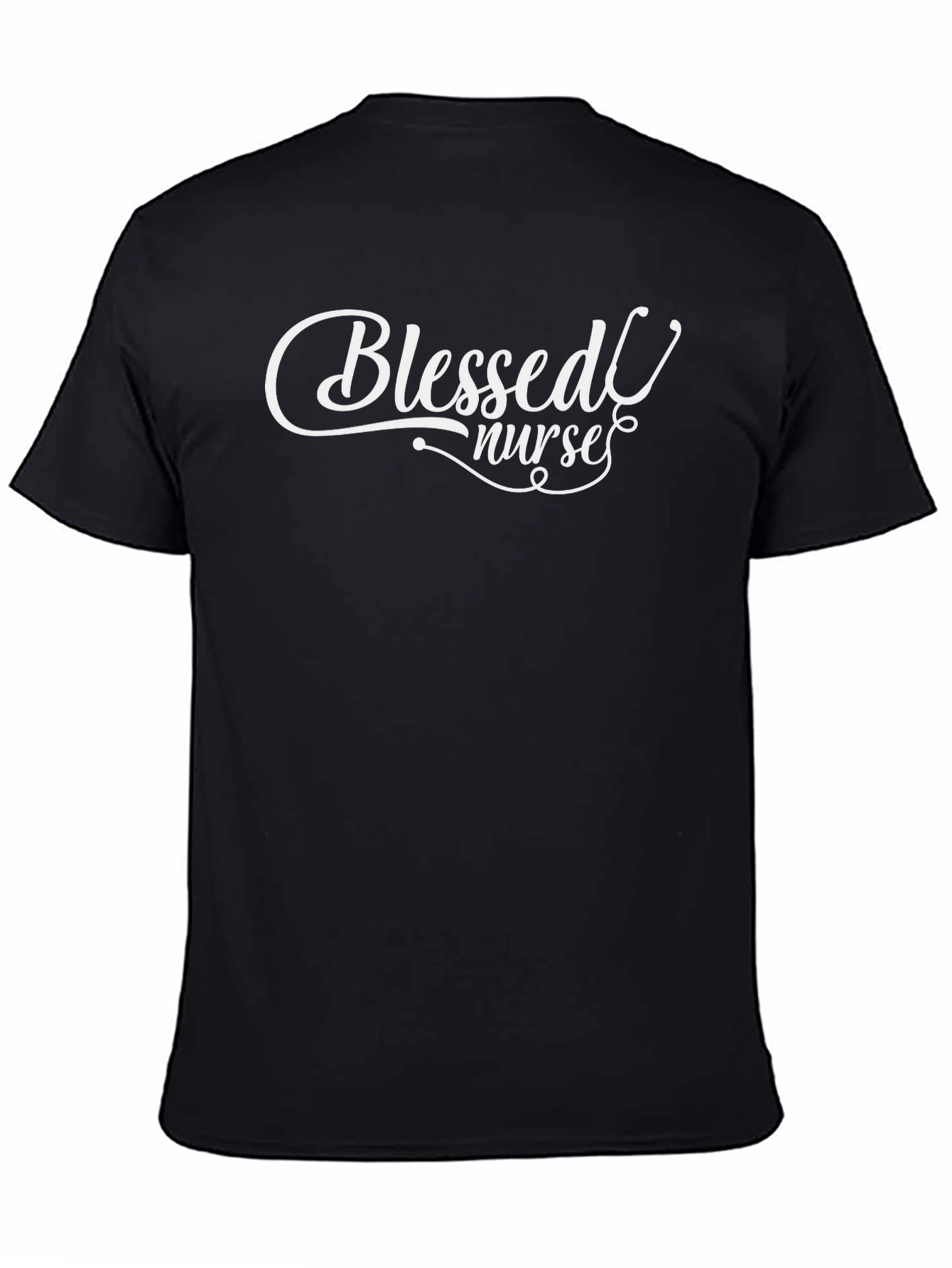 Blessed Nurse Black T-Shirt