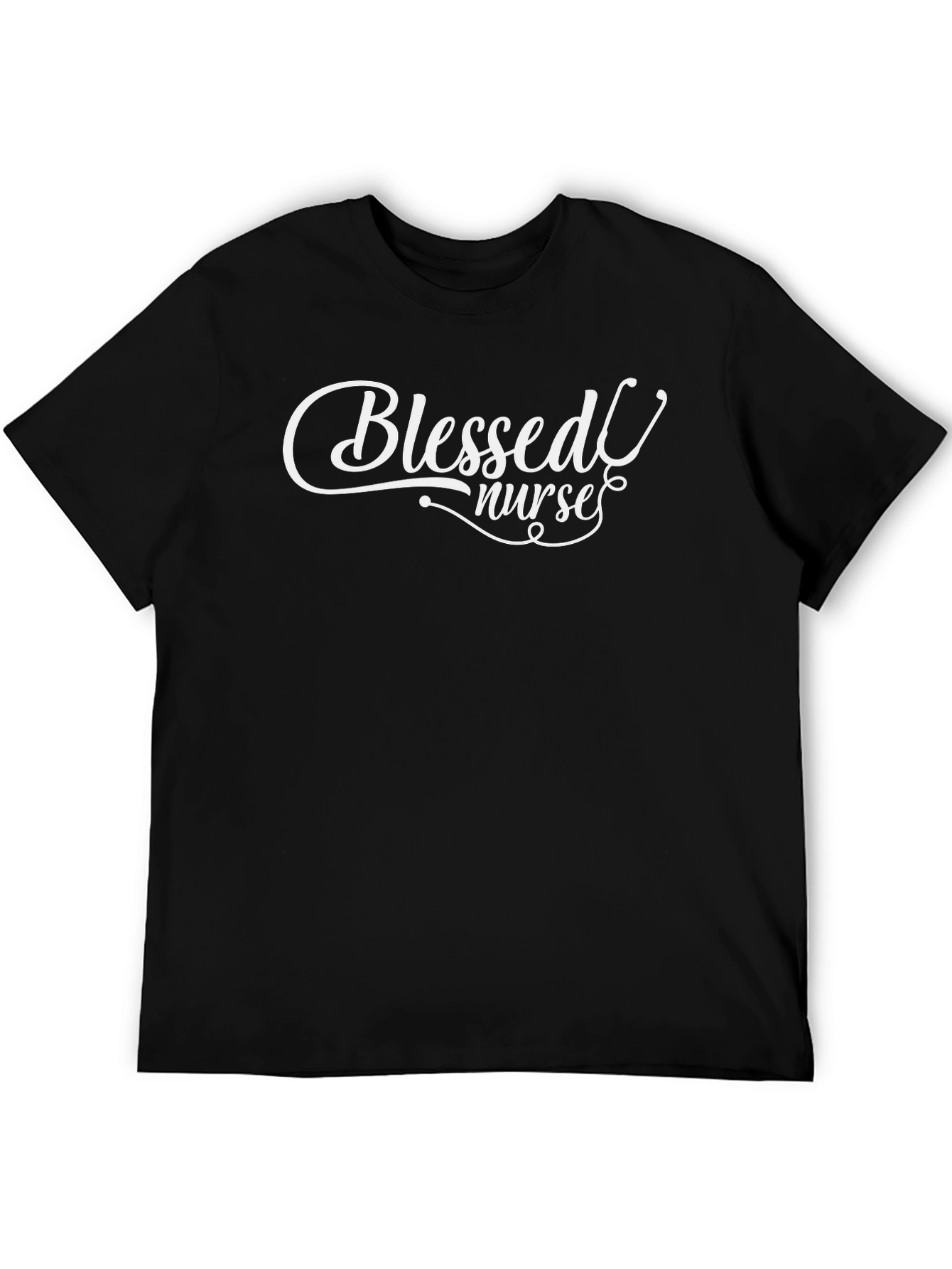 Blessed Nurse Black T-Shirt