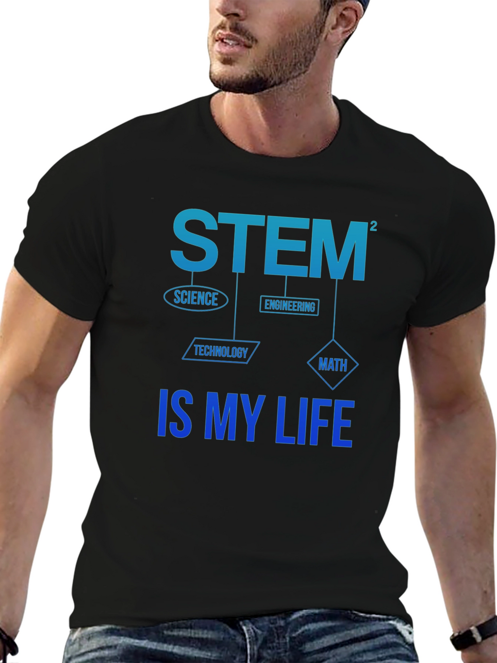 STEM Is My Life Graphic T-Shirt