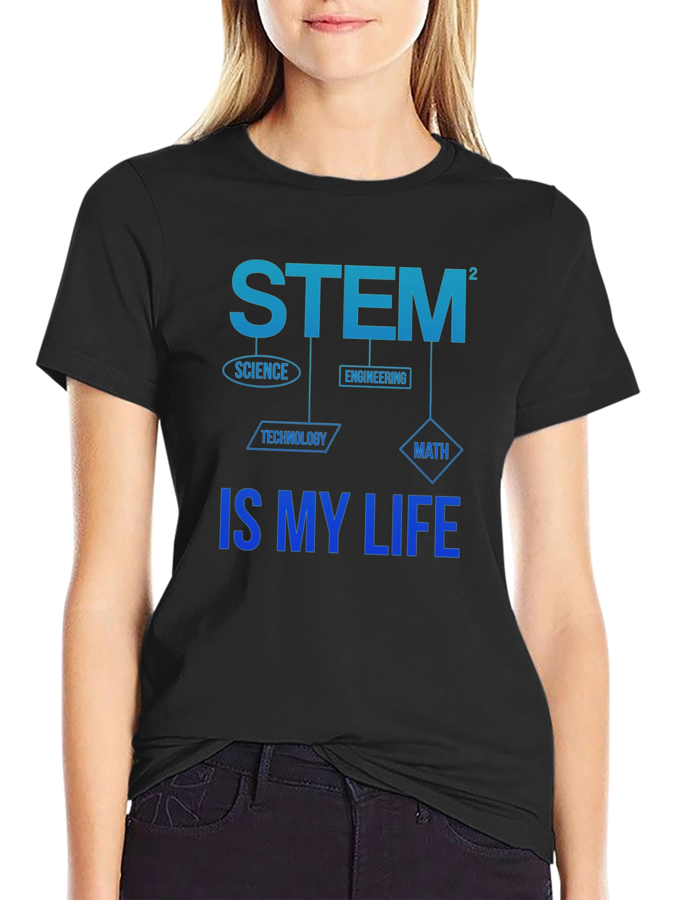 STEM Is My Life Graphic T-Shirt