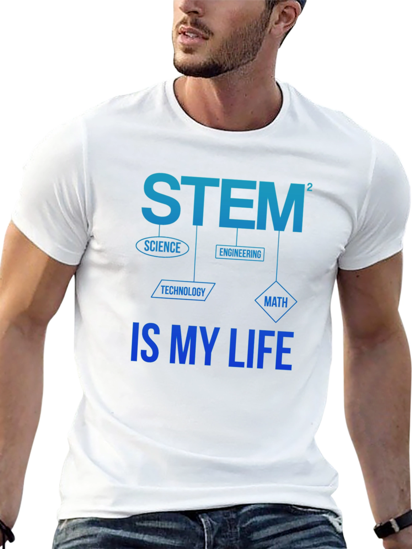 STEM Is My Life Graphic T-Shirt