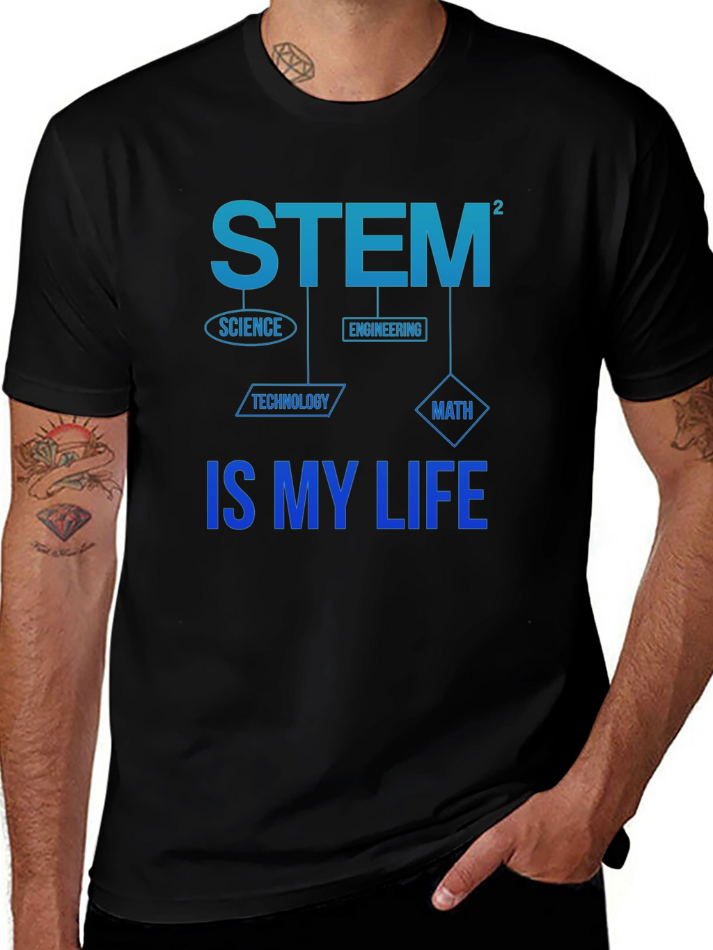 STEM Is My Life Graphic T-Shirt