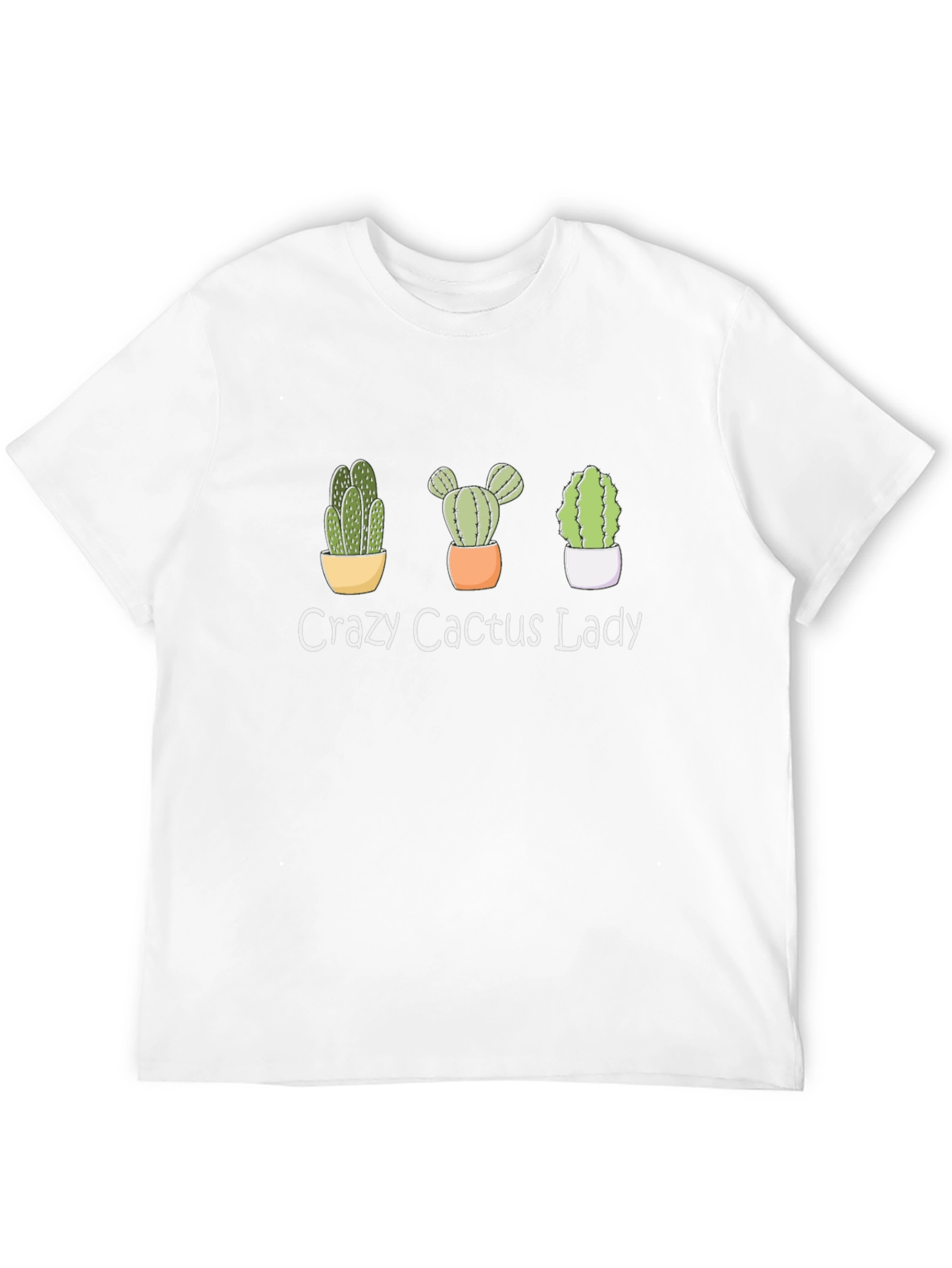 Crazy Cactus Lady T-Shirt - Plant Lover Tee