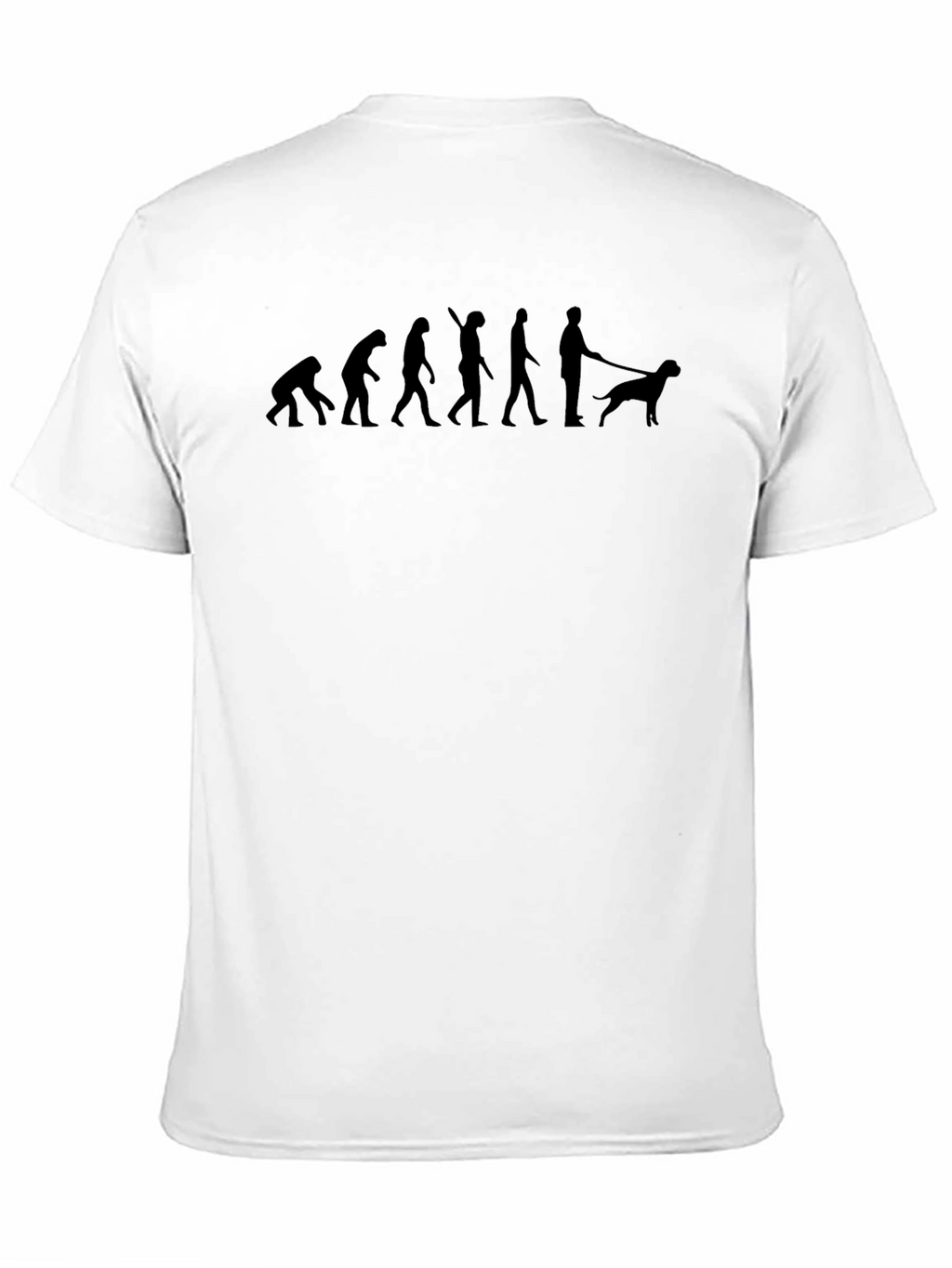 Evolution of Dog Walker Graphic T-Shirt