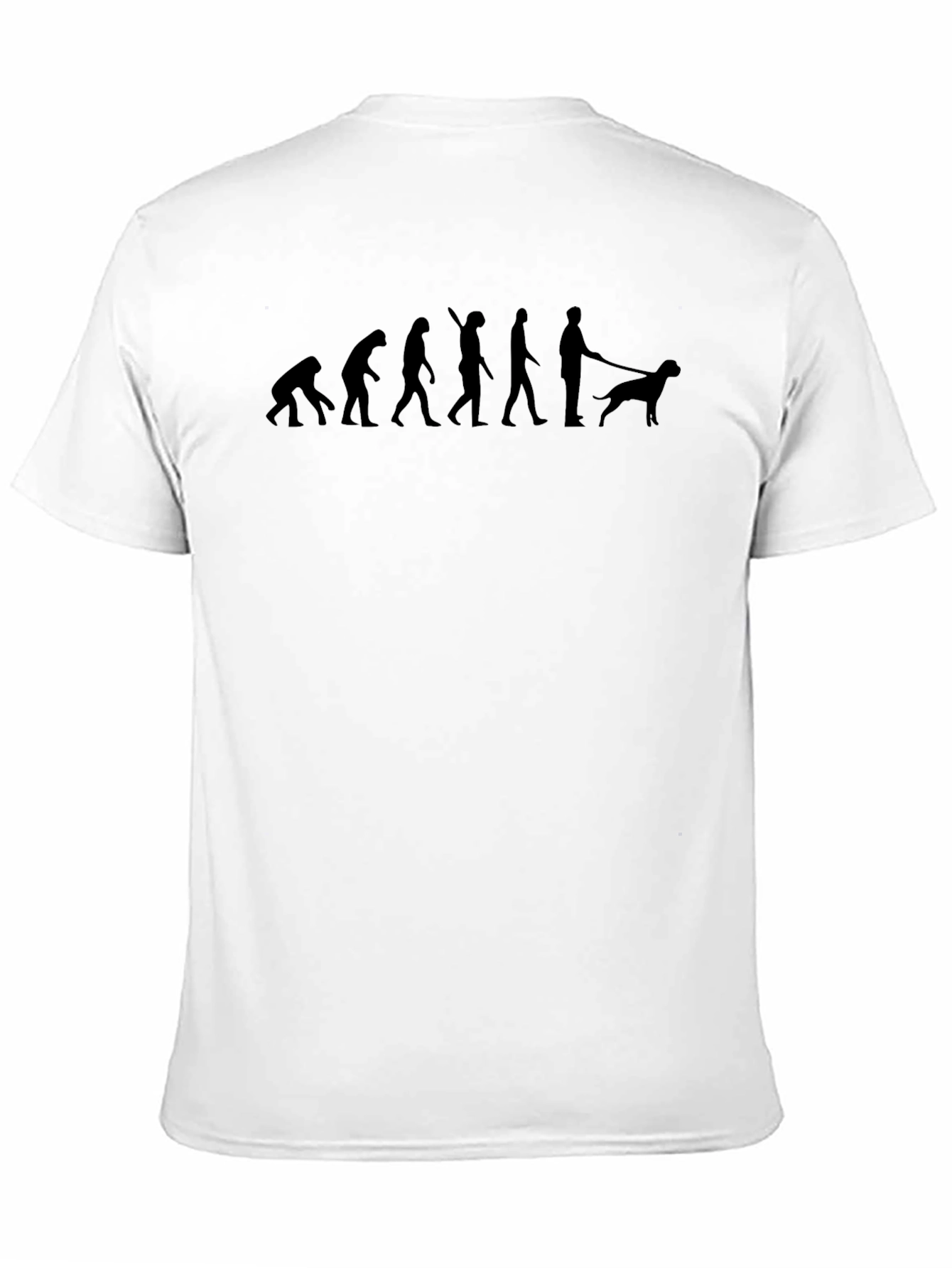 Evolution of Dog Walker Graphic T-Shirt