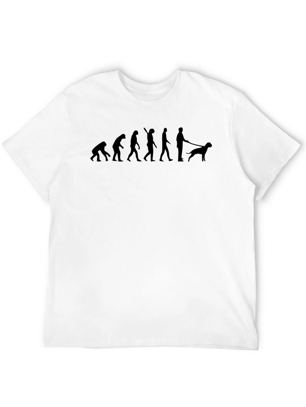 Evolution of Dog Walker Graphic T-Shirt