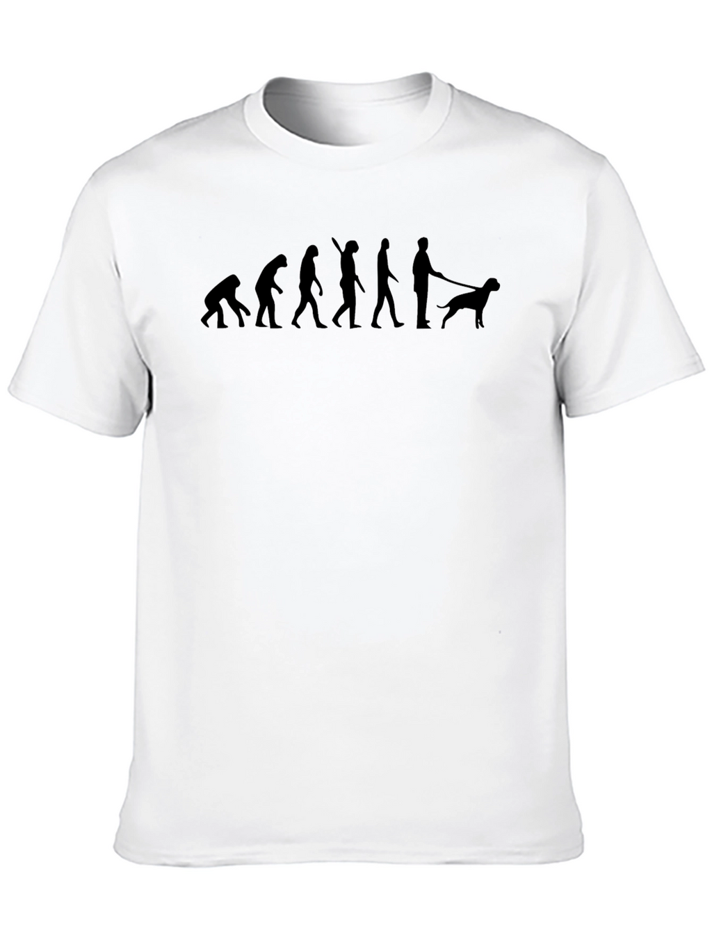 Evolution of Dog Walker Graphic T-Shirt