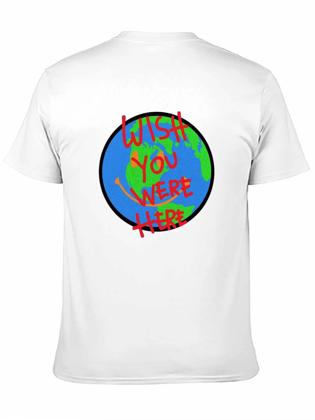 Wish You Were Here Earth Graphic T-Shirt