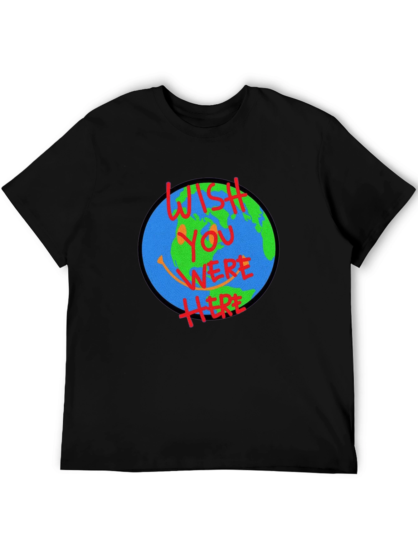 Wish You Were Here Earth Graphic T-Shirt
