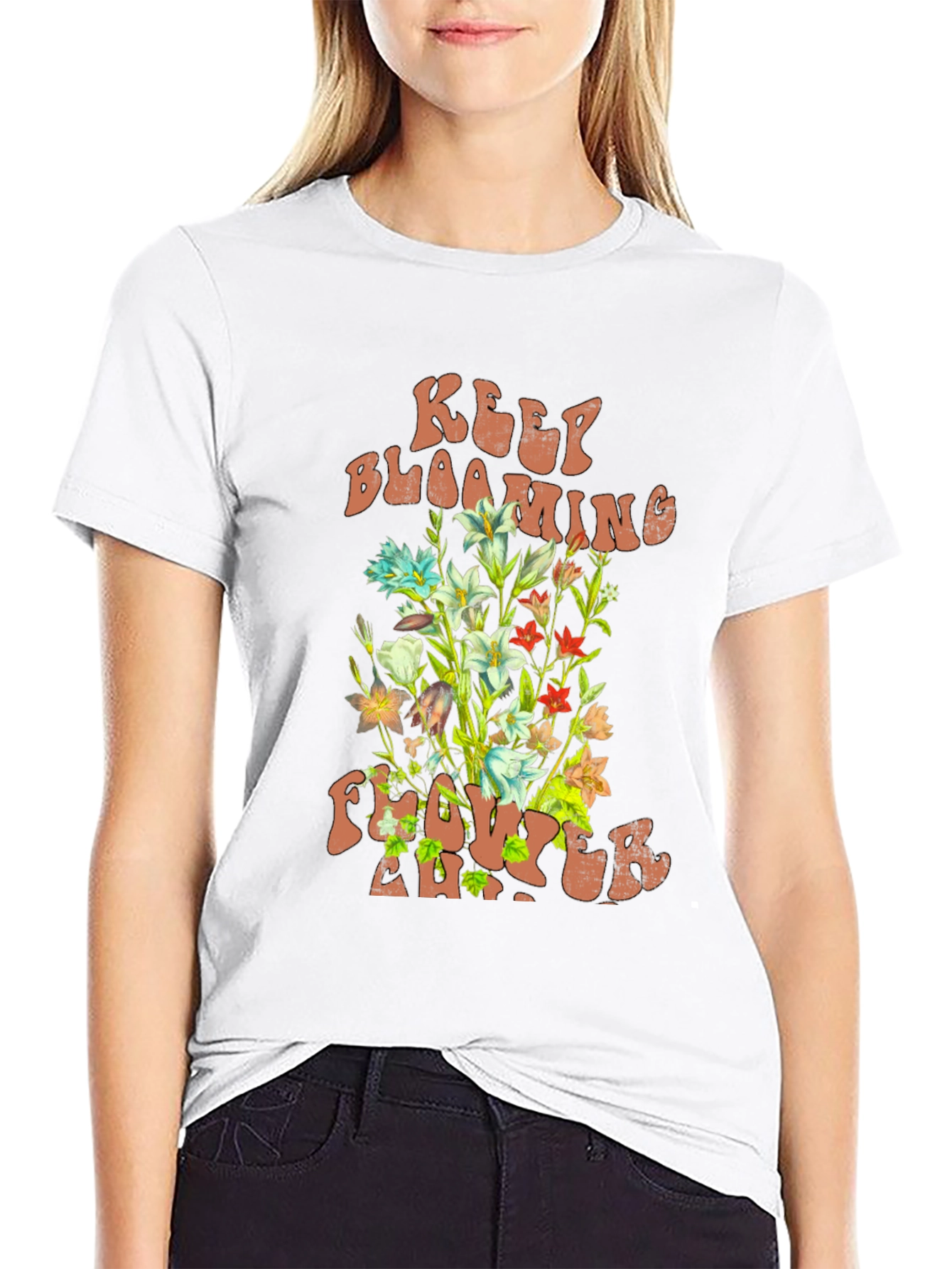 Keep Blooming Flower T-Shirt
