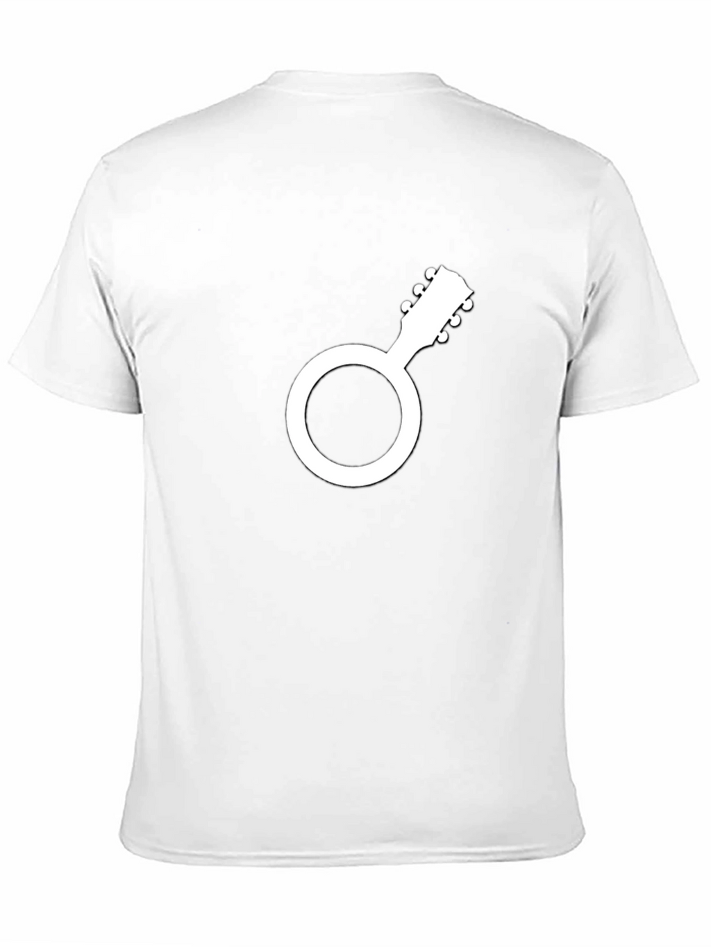 Musical Gender Symbol Tee - Unisex Banjo Graphic T-Shirt