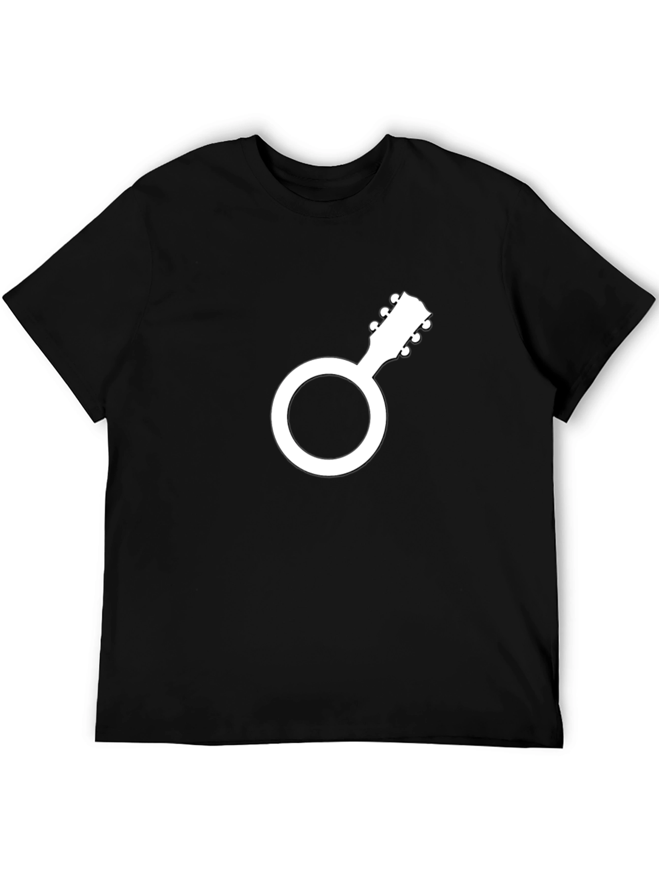 Musical Gender Symbol Tee - Unisex Banjo Graphic T-Shirt